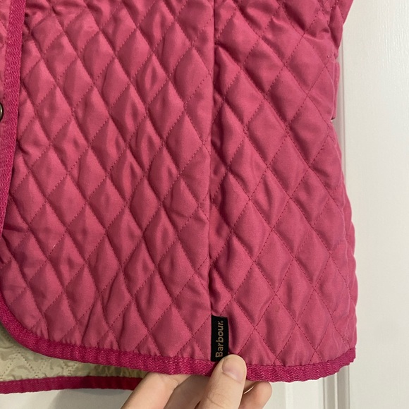 Barbour Pink Fulbourn Lightweight Short Gilet - Picture 4 of 15